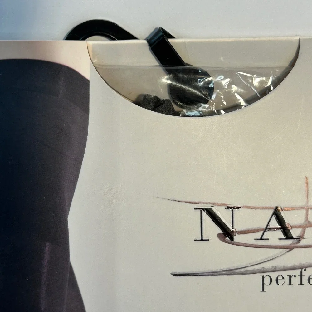 Natori Perfectly Opaque Charcoal Tights M/L‎ 50 Denier Appearance Control Top